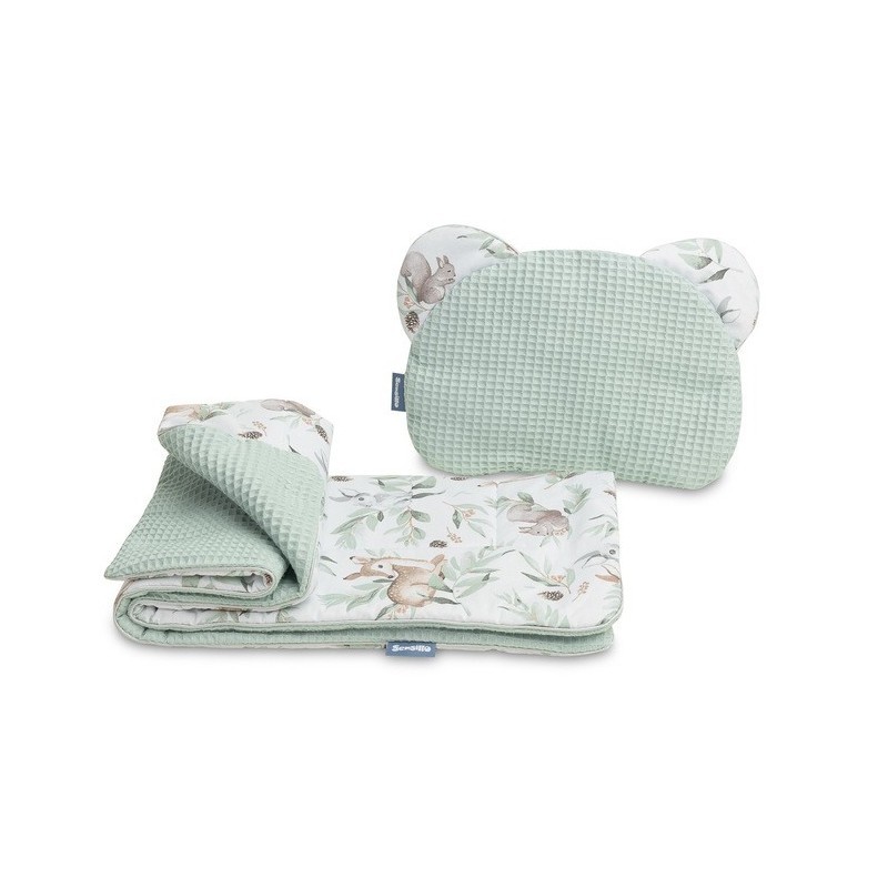 TEKI JA PADJA KOMPLEKT BEEBILE - HIRVED MINT