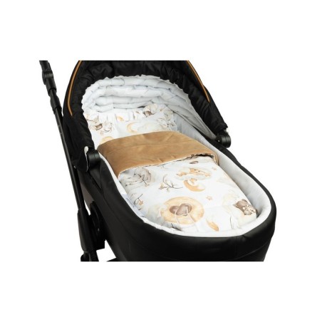 VELVET KÄRU TEKI JA PADJA KOMPLEKT FLUNCE DREAM BEEŽ