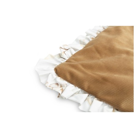 VELVET KÄRU TEKI JA PADJA KOMPLEKT FLUNCE DREAM BEEŽ