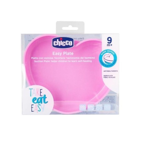 SILIKOON TALDRIK SÜDA 9m+ ROOSA