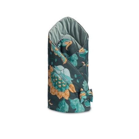 Beebi kookon tekk VELVET PARADISE EMERALD 75x75 cm