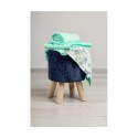 Minky tekk - siilid mint 75x100 cm