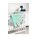 Minky tekk - siilid mint 75x100 cm