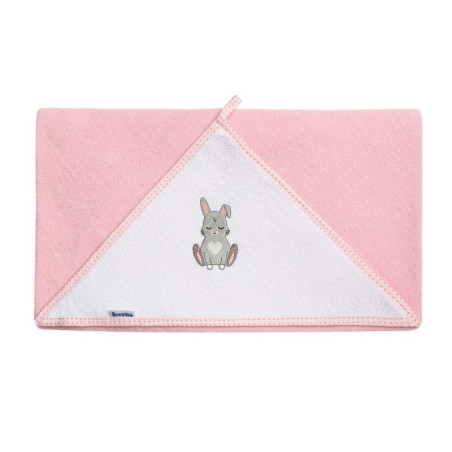 TERRY VANNIRÄTIK 100X100 cm ROOSA JÄNKU