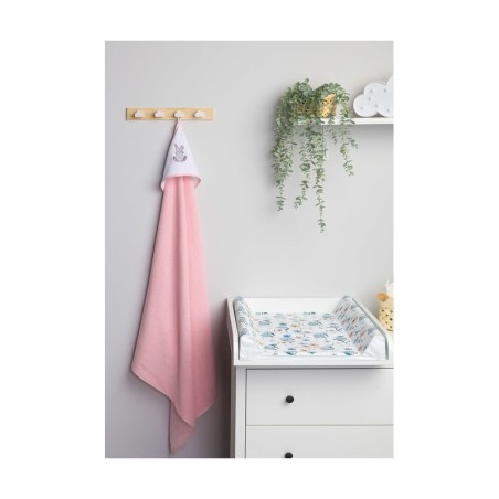 TERRY VANNIRÄTIK 100X100 cm ROOSA JÄNKU