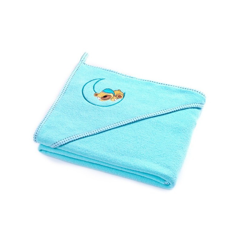 Karu pehme vannirätik – türkiissinine