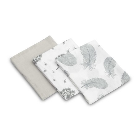 Musliin lapid 70x80 cm 3-pakk – hall