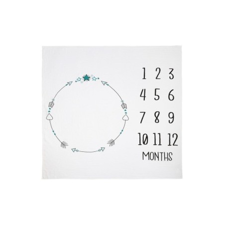 MUSLIIN FOTOTEKK BOHO VALGE 120X120