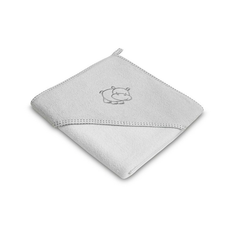 Jõehobu pehme vannirätik – hall