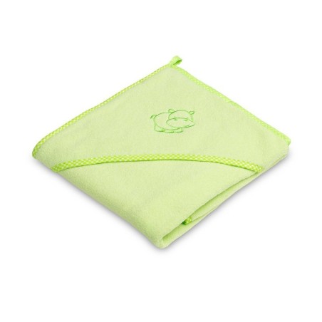 Pehme vannirätik jõehobu– roheline