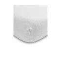 DELUXE Voodilina JERSEY valge 160x80 cm