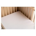 DELUXE Voodilina JERSEY valge 160x80 cm
