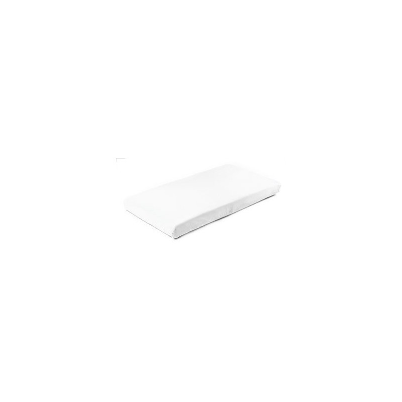 Jersey kummiga voodilina – valge 140x70 CM
