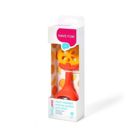 JUICY ORANGE kõristiga hariv närimislelu