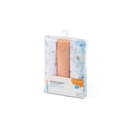 MUSLIIN lapid 70x70 cm ORANŽID 3 TK