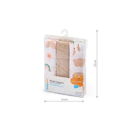 MUSLIIN lapid 70x70 cm BEEŽ 3 TK