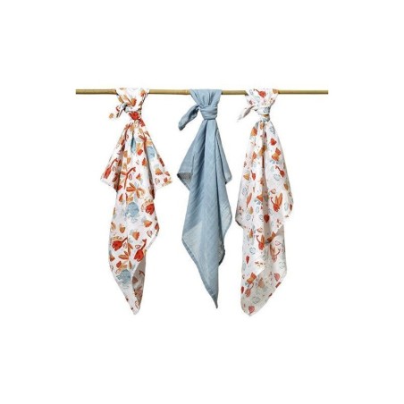 SININE MUSLIIN LAPID 70x70 cm 3 TK