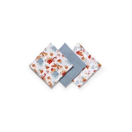 SININE MUSLIIN LAPID 70x70 cm 3 TK