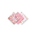 BAMBUS LAPID 70x70 cm, 3 tk, ROOSA