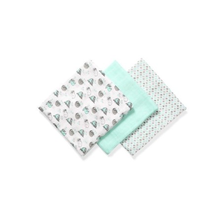 BAMBUS lapid 70x70 cm, 3 tk, MINT