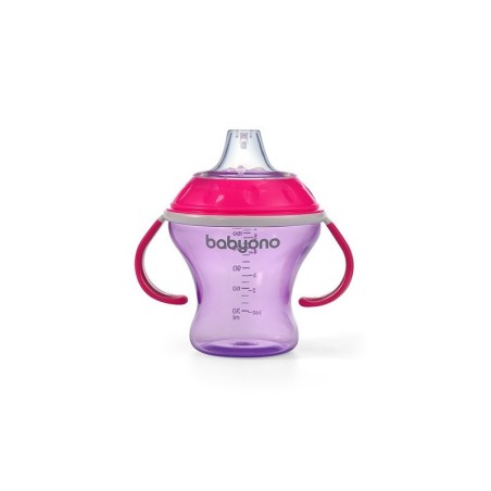 Pehme tilaga mittevalguv tass 180 ml roosa