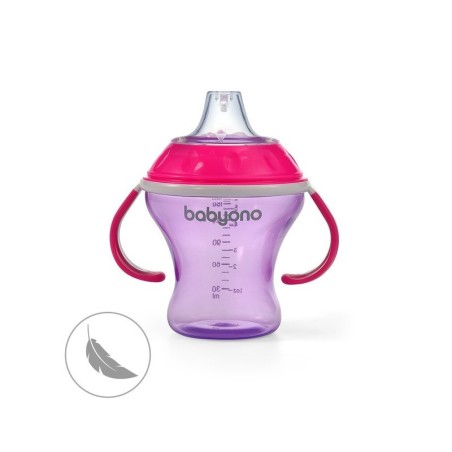 Pehme tilaga mittevalguv tass 180 ml roosa