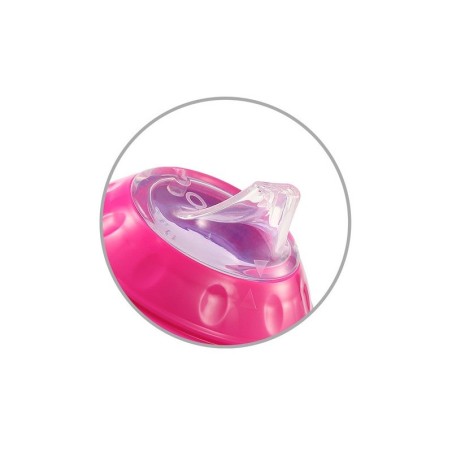 Pehme tilaga mittevalguv tass 180 ml roosa