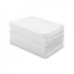 Flanell mähkmed lapid 20 tk – valged 60x80 cm