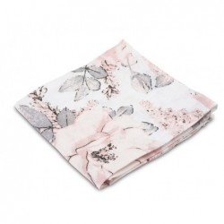 Musliin lapp 70x80 cm – pojengid valged