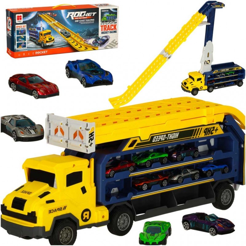 Auto transporter võistlusrada autodega