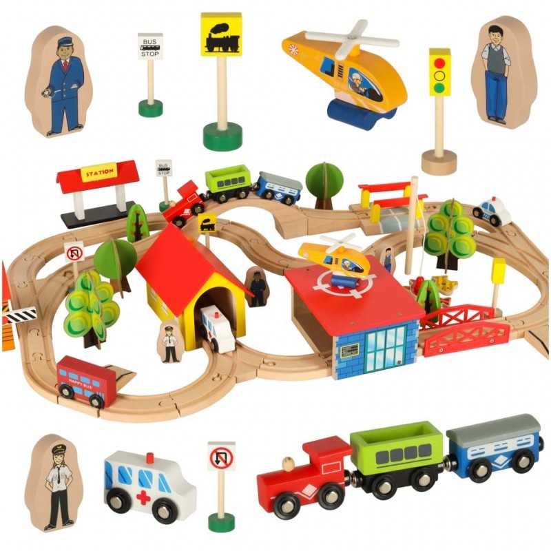Puidust rongivedur linnaraudtee 69 osa