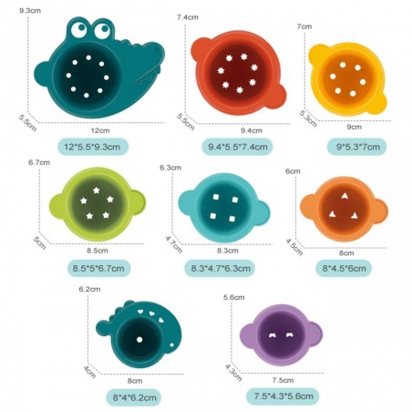 Vannimänguasi krokodill topsid