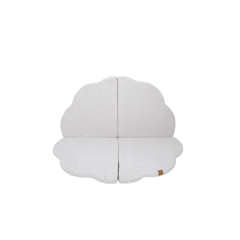 Kokkuvolditav pehme mängumatt Cloud Bearly valge