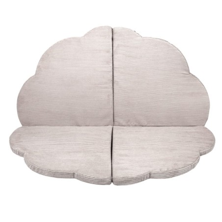 Kokkuvolditav pehme mängumatt Cloud Aesthetic kreem
