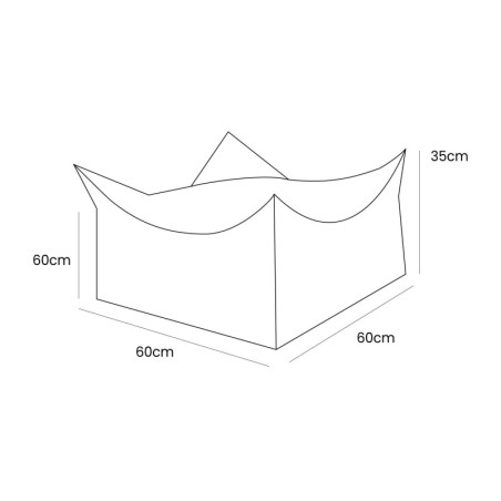 Kandiline tumba lastele Bearly, soe hall