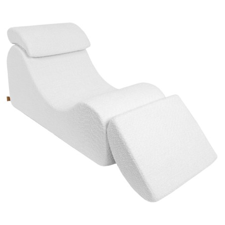 Wave Lounger laste tugitool Boucle valge