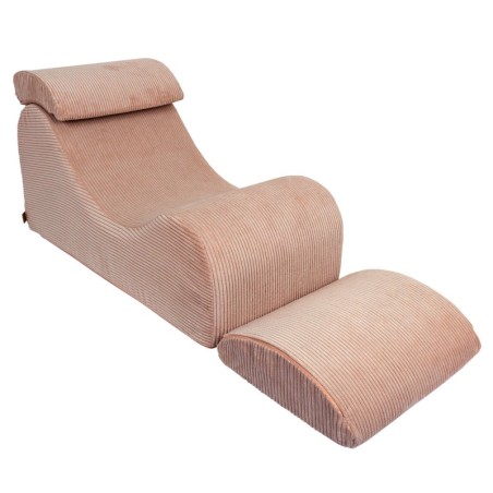 Wave Lounger laste tugitool Aesthetic powder rose