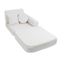Laste mooduldiivan Plus Boucle, valge