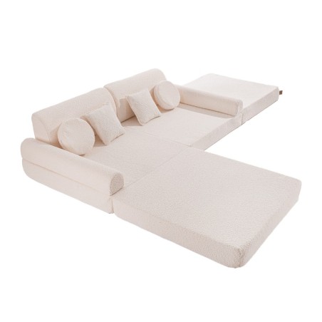Laste diivan moodulid Boucle, Premium, valge