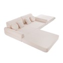 Laste diivan moodulid Boucle, Premium, valge