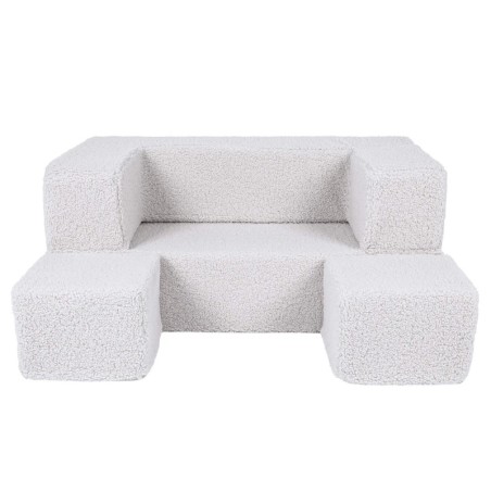 Laste diivan Bearly Cube, valge
