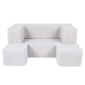 Laste diivan Bearly Cube, valge