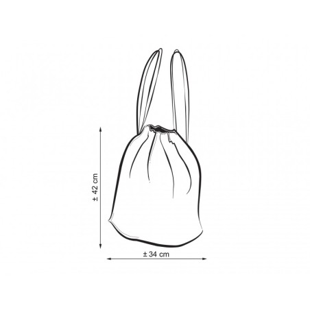 Seljakott hobihobusele ja aksessuaaridele, kollane