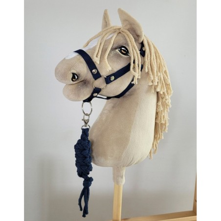 Hobihobuse punutud nöör päitsetele, navy