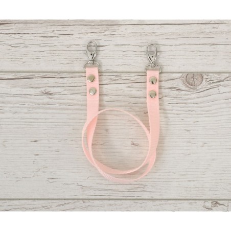 Hobihobuse ratsmed päitsetele, powder pink