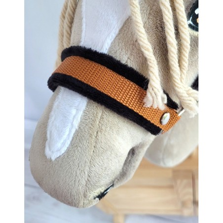 A3 hobihobuse päitsed reguleeritavad pehmendusega, ginger / must