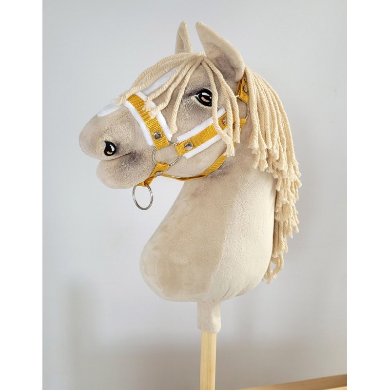 A3 hobihobuse päitsed reguleeritavad pehmendusega, sinepikollane / valge