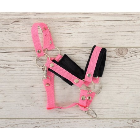 A3 hobihobuse päitsed reguleeritavad pehmendusega, roosa / must