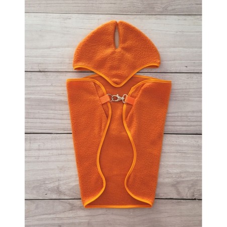 A4 hobihobuse fliistekk + kõrvad, oranž