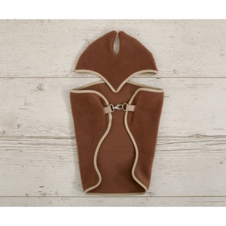 A3 hobihobuse fliistekk + kõrvad, pruun